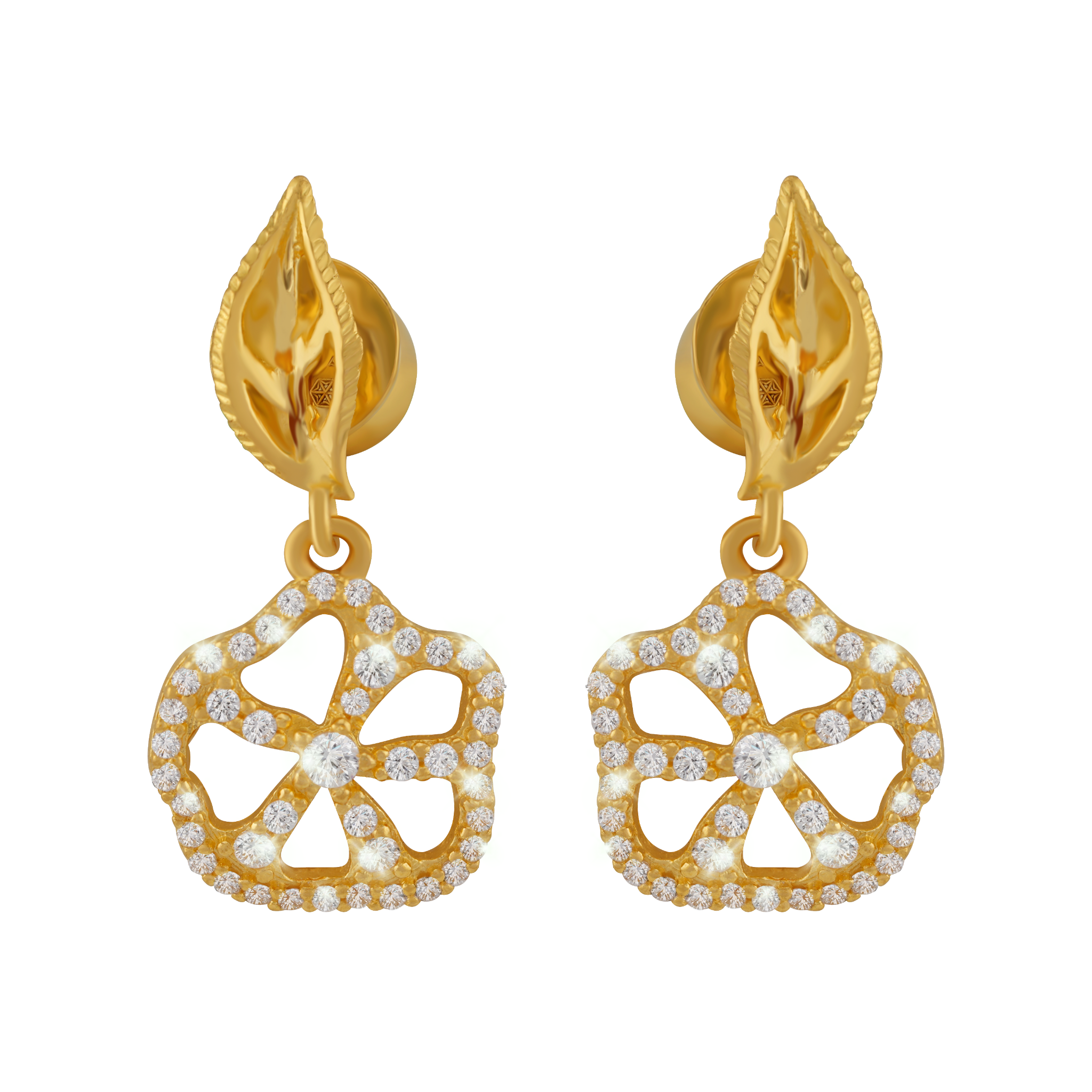 Khuyên tai nữ 24K DDJ01